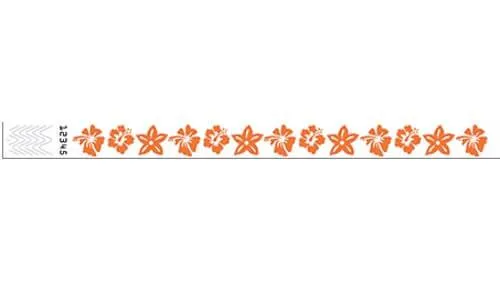 3/4" Tyvek® Wristbands - Tropical