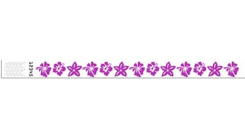 3/4" Tyvek® Wristbands - Tropical