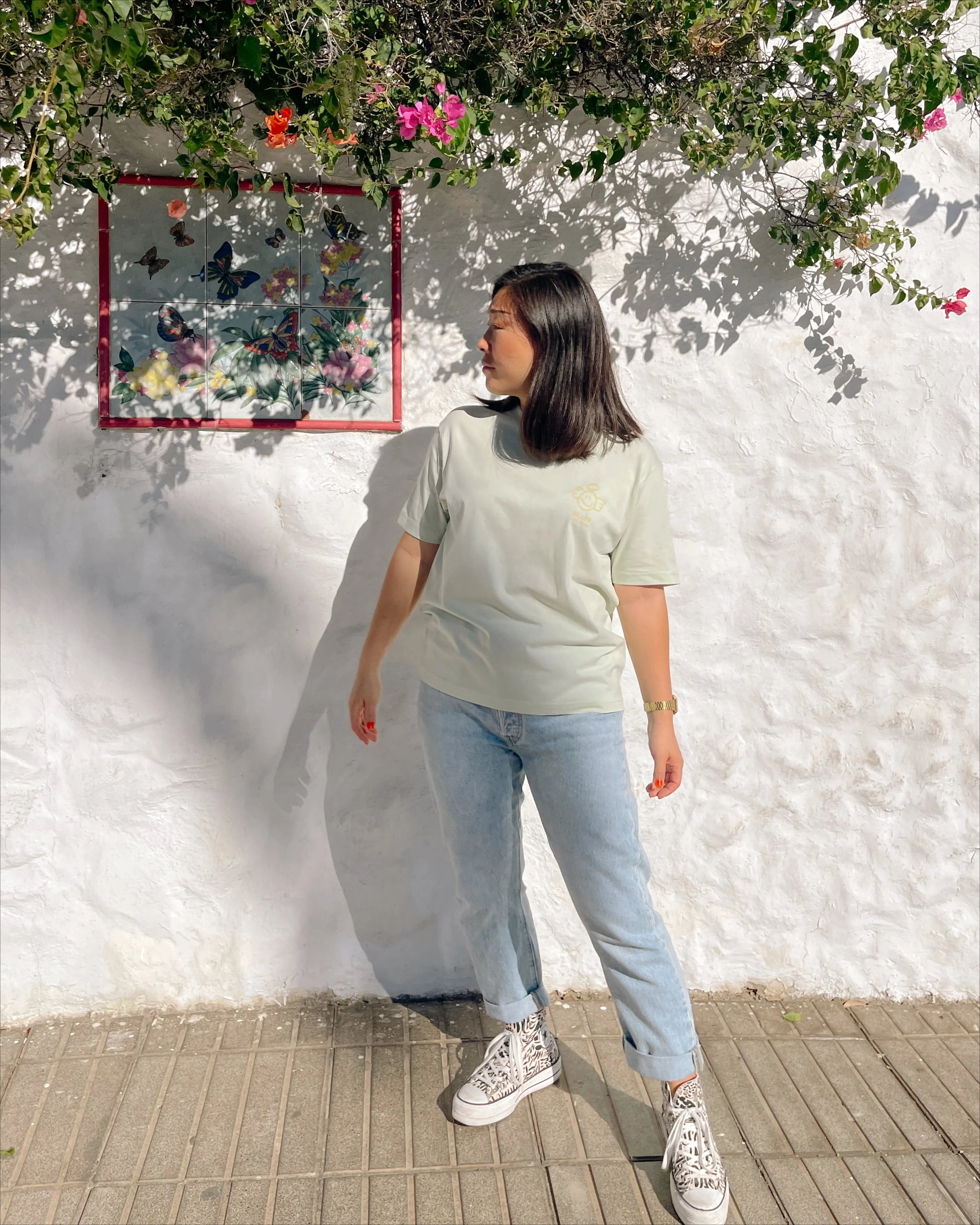 ANGEL MINT - Organic Cotton Basic T-shirt