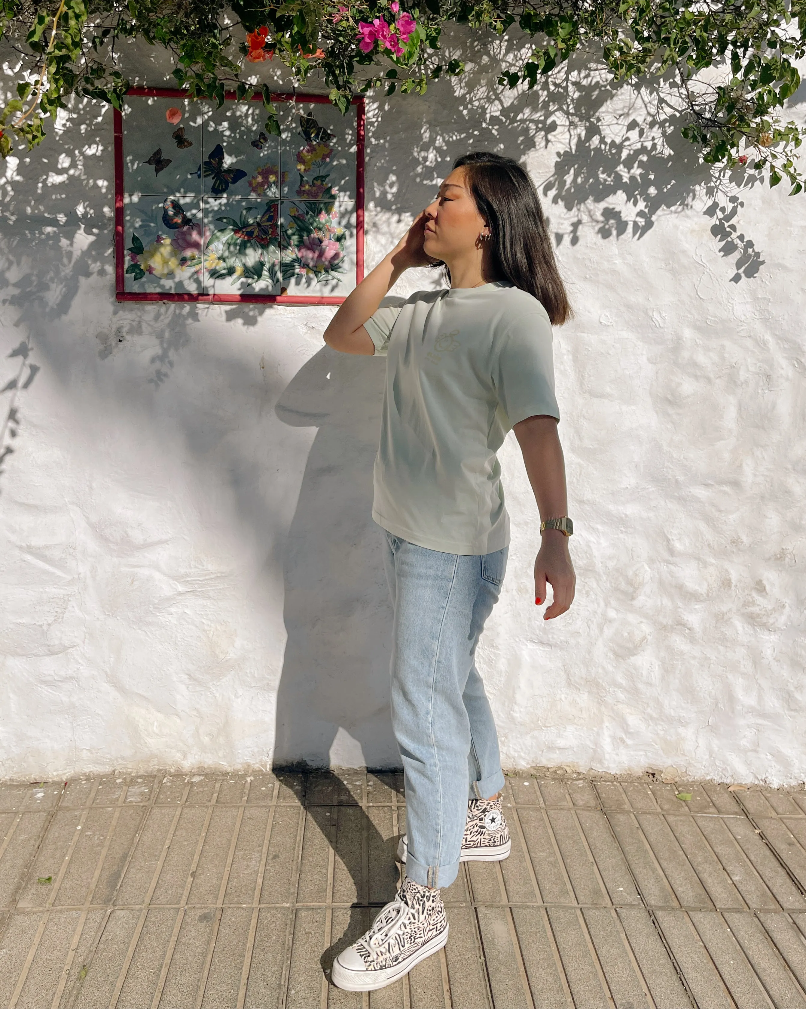 ANGEL MINT - Organic Cotton Basic T-shirt