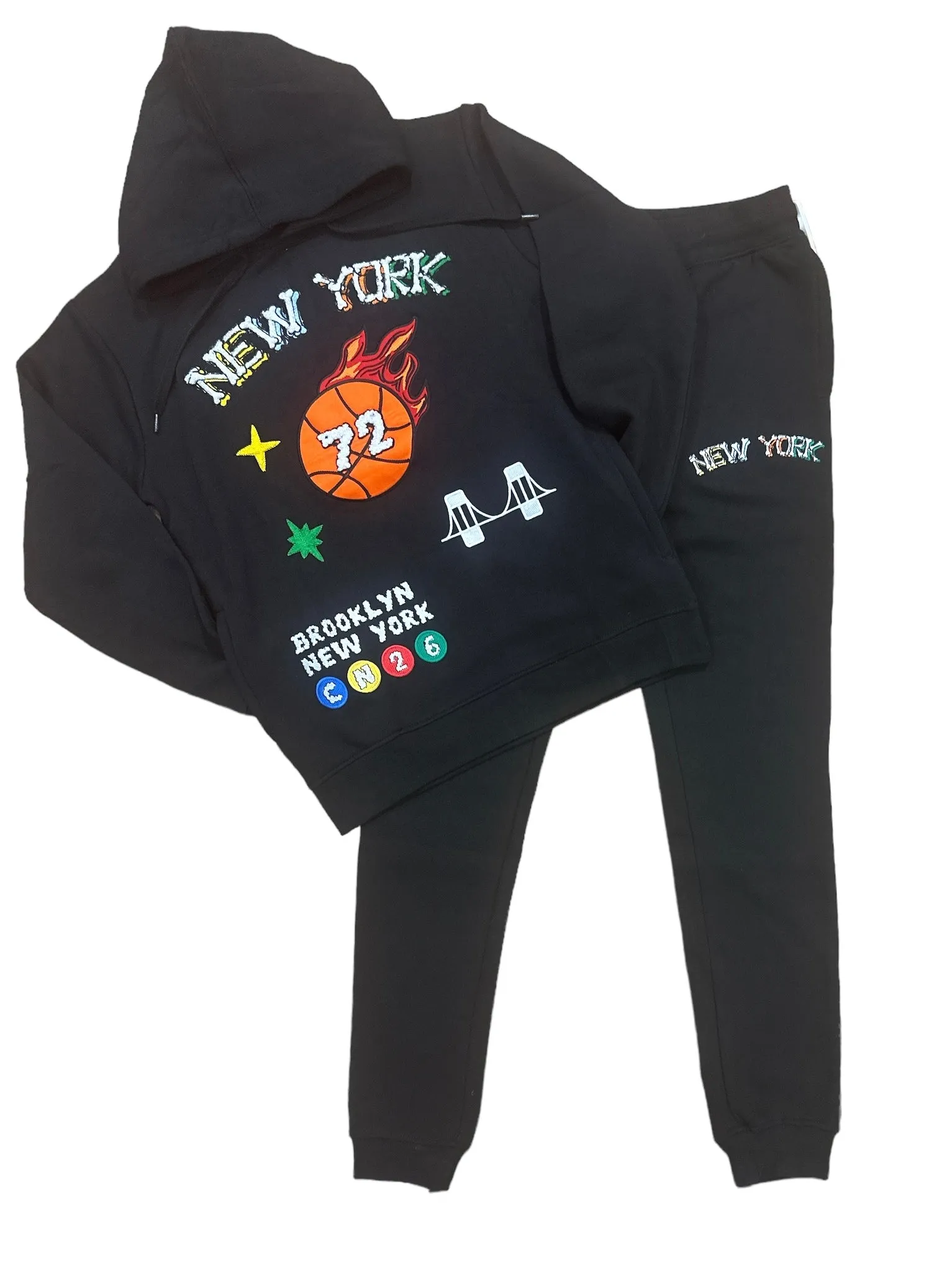 FWRD 'New York Basketball' Fleece Set