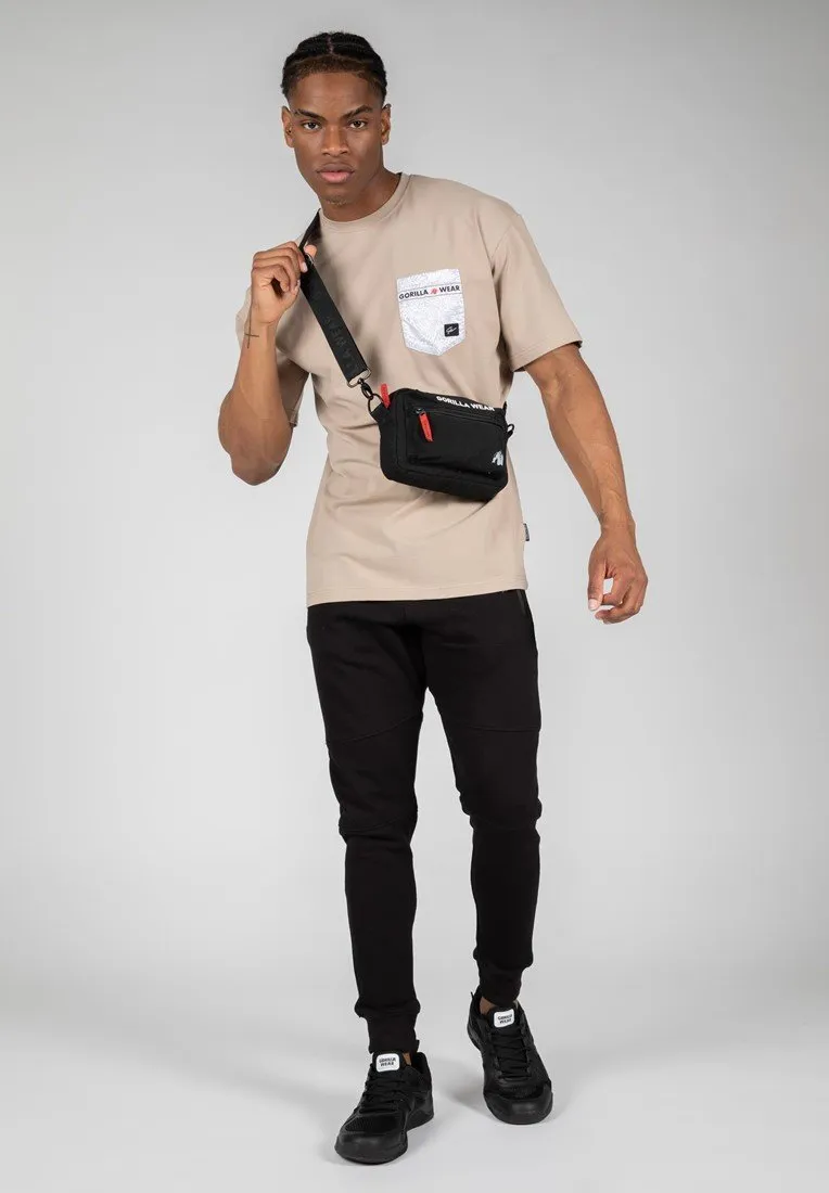 Gorilla Wear Dover Oversized T-Shirt - Beige