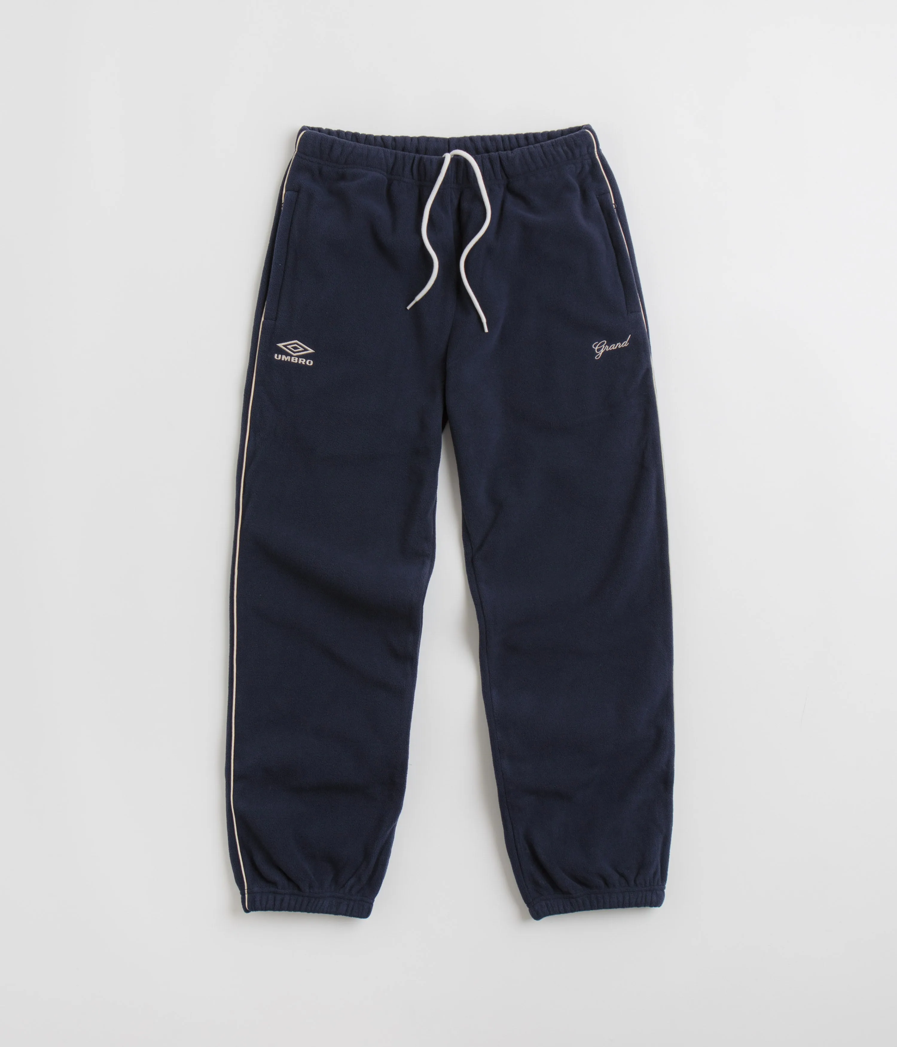 Grand Collection x Umbro Micro Fleece Sweatpants - Navy / Cream