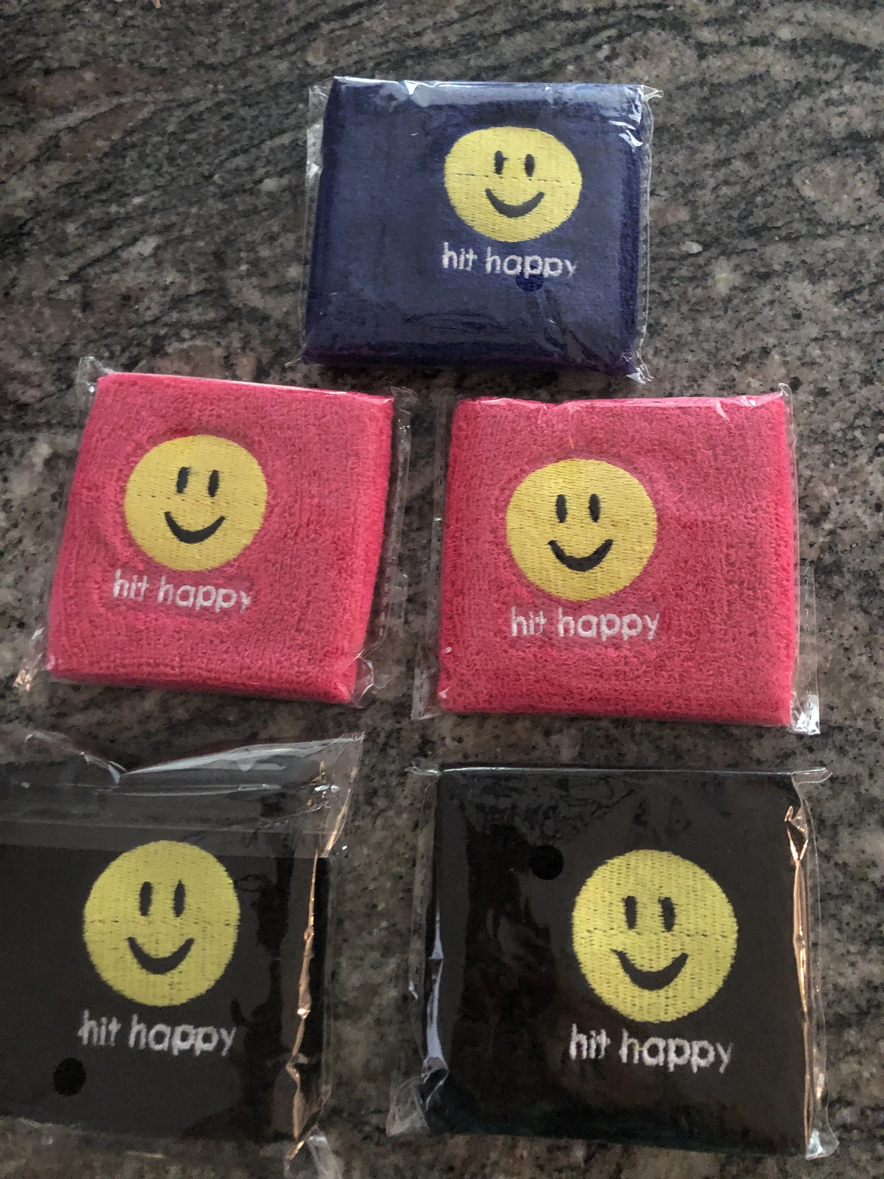 Hit Happy Tennis Wristbands