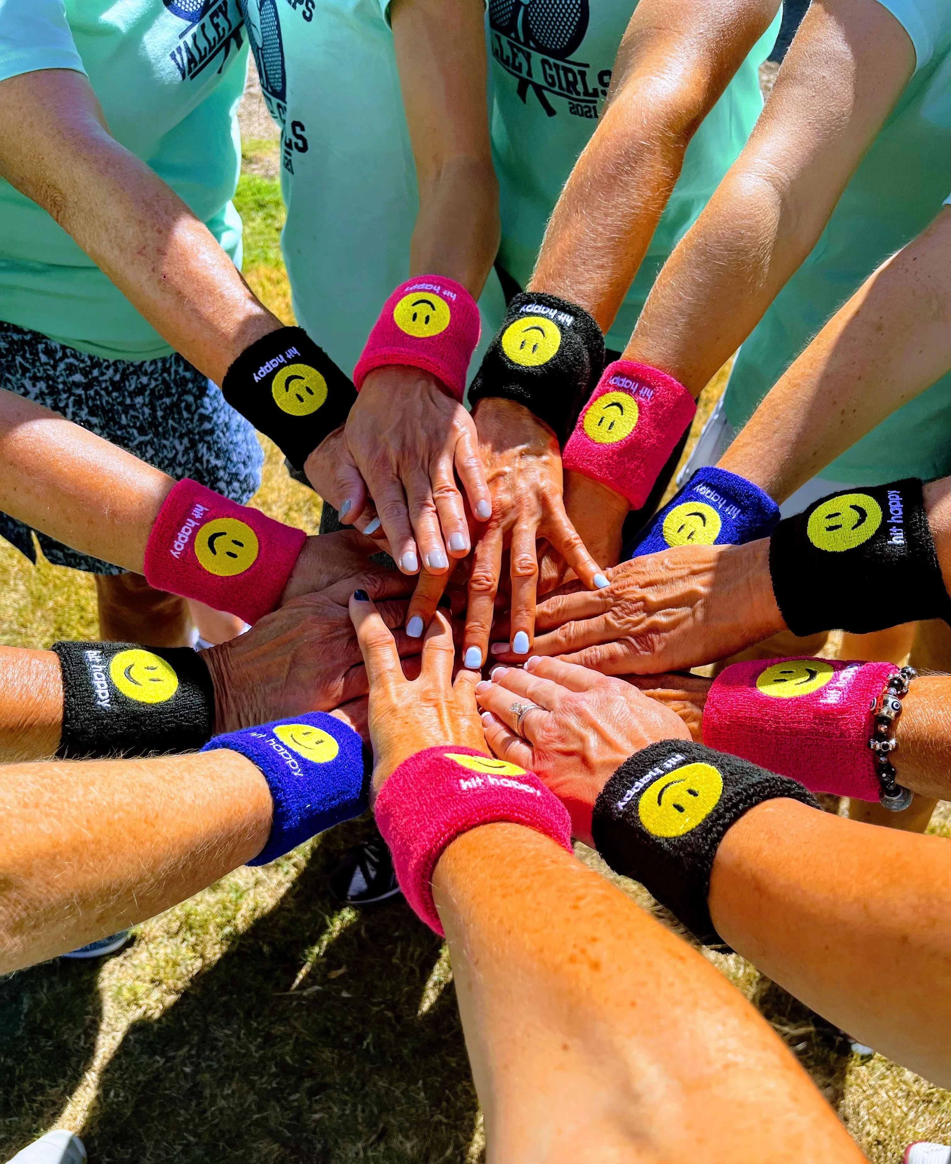 Hit Happy Tennis Wristbands