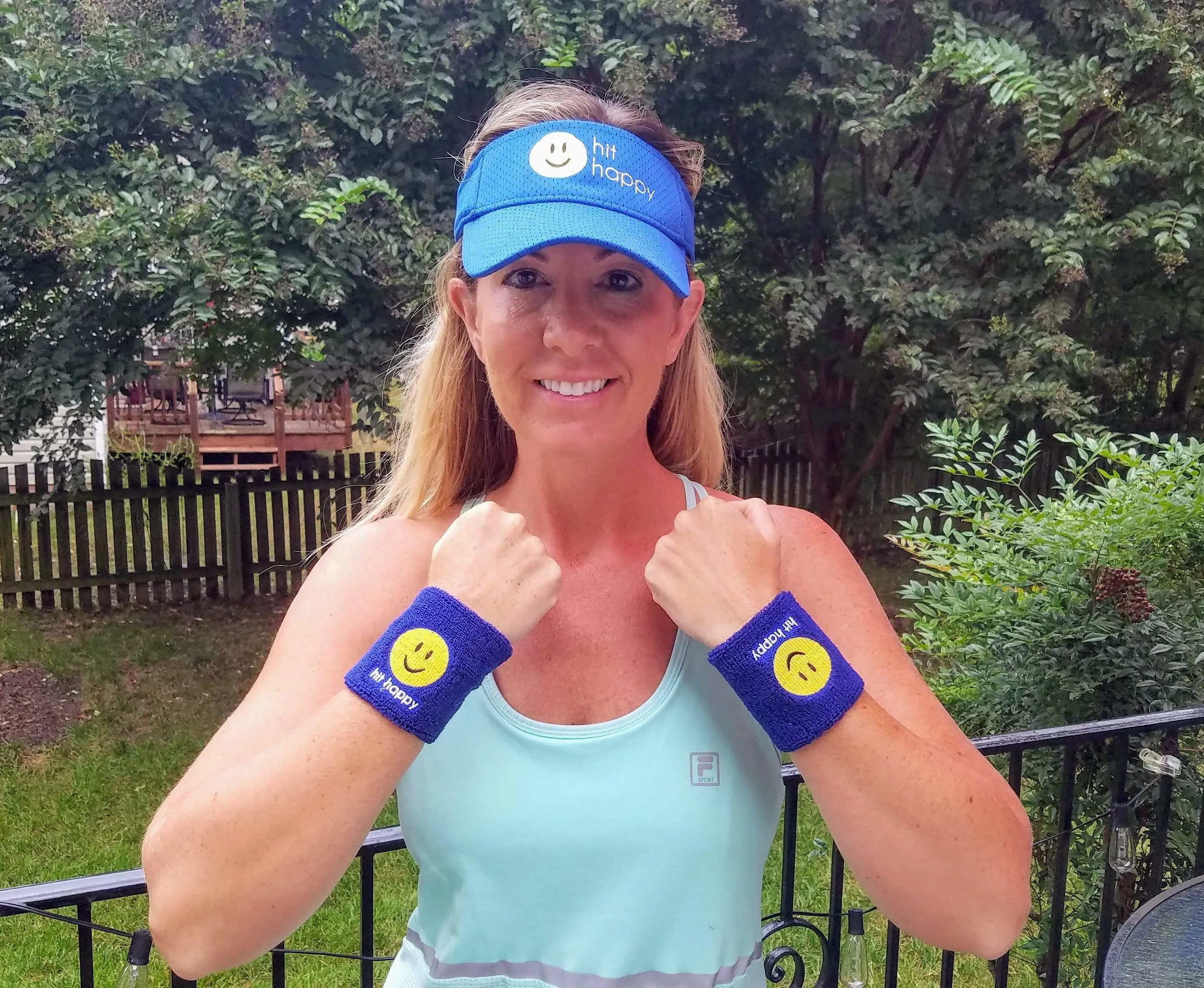 Hit Happy Tennis Wristbands
