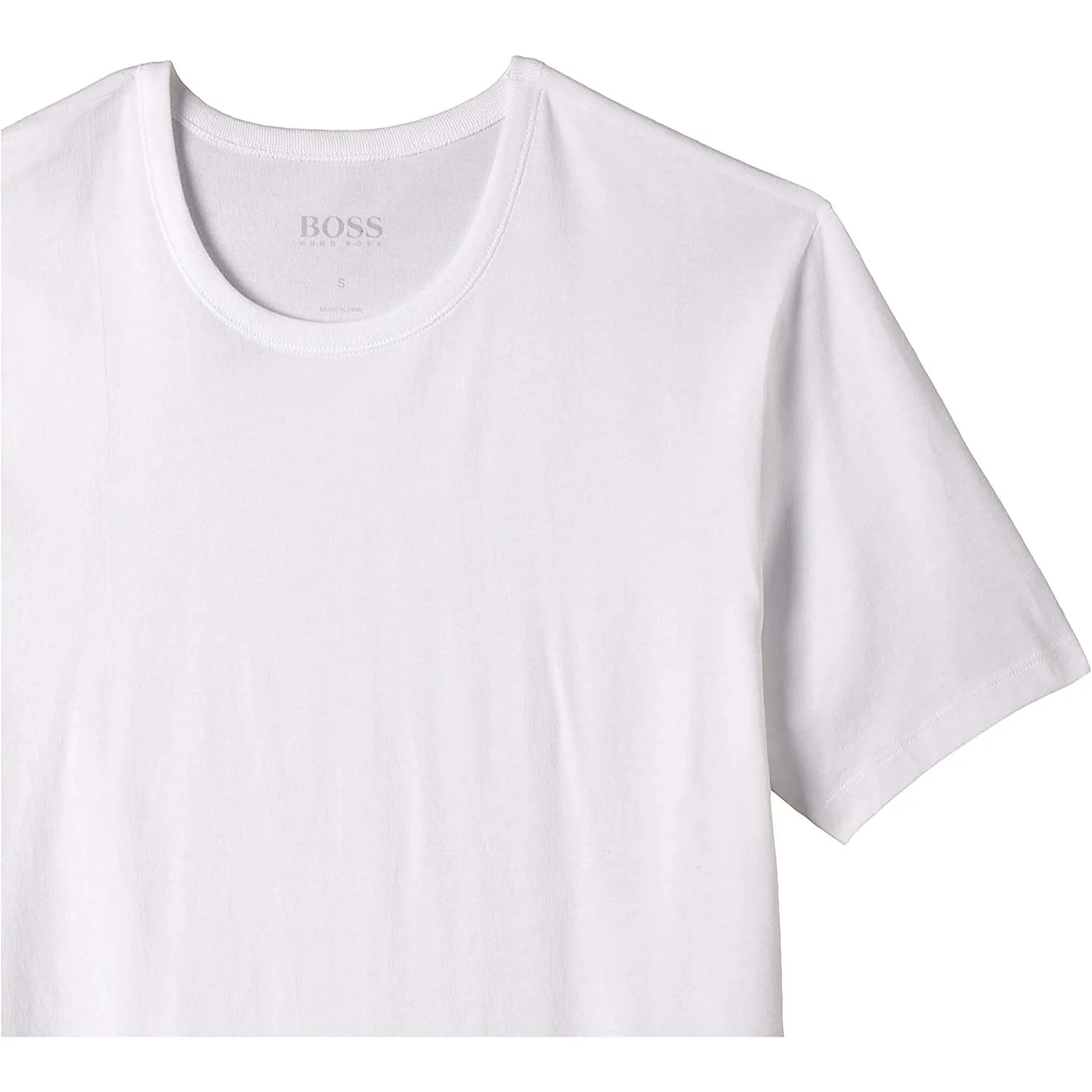 Hugo Boss Men's T-Shirt 3-Pack Crew Neck Regular Fit Casual Short Sleeve Shirt