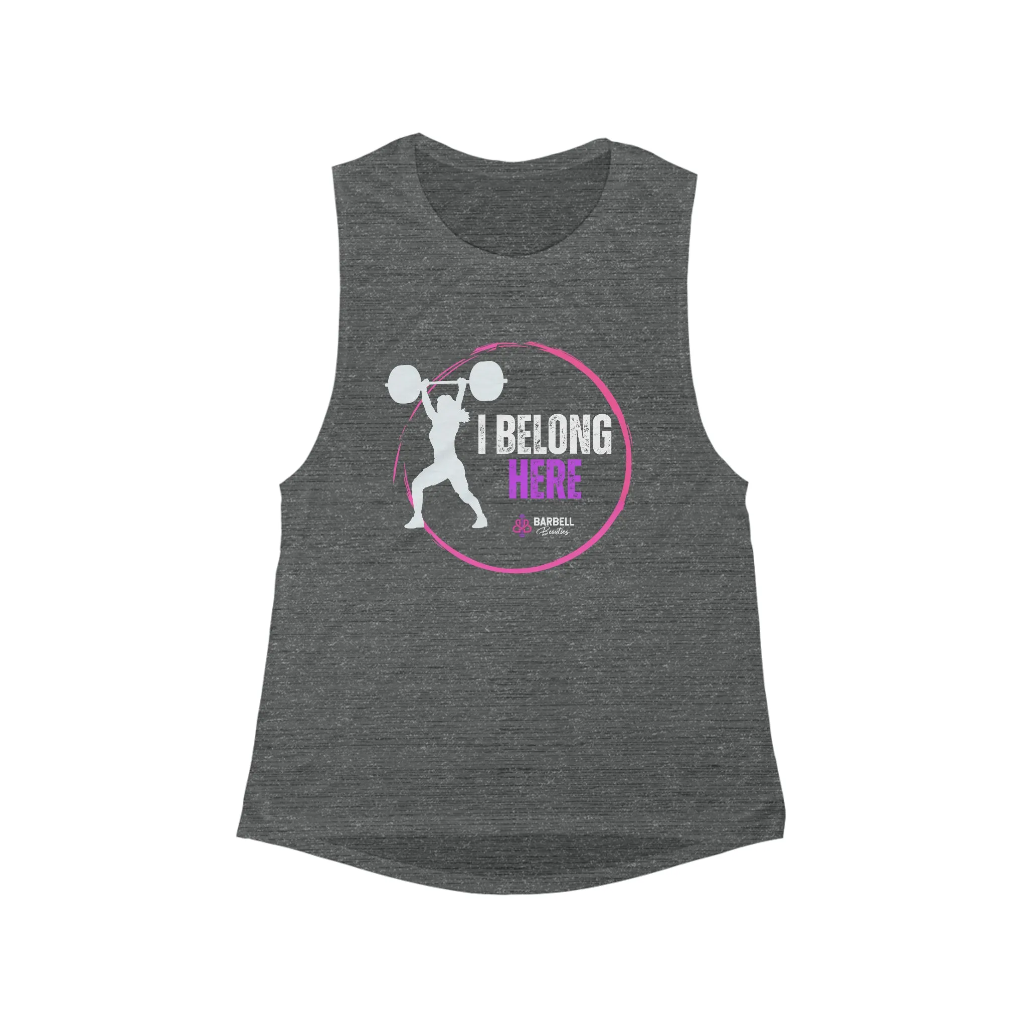 I Belong Here Women's Flowy Scoop Muscle Tank