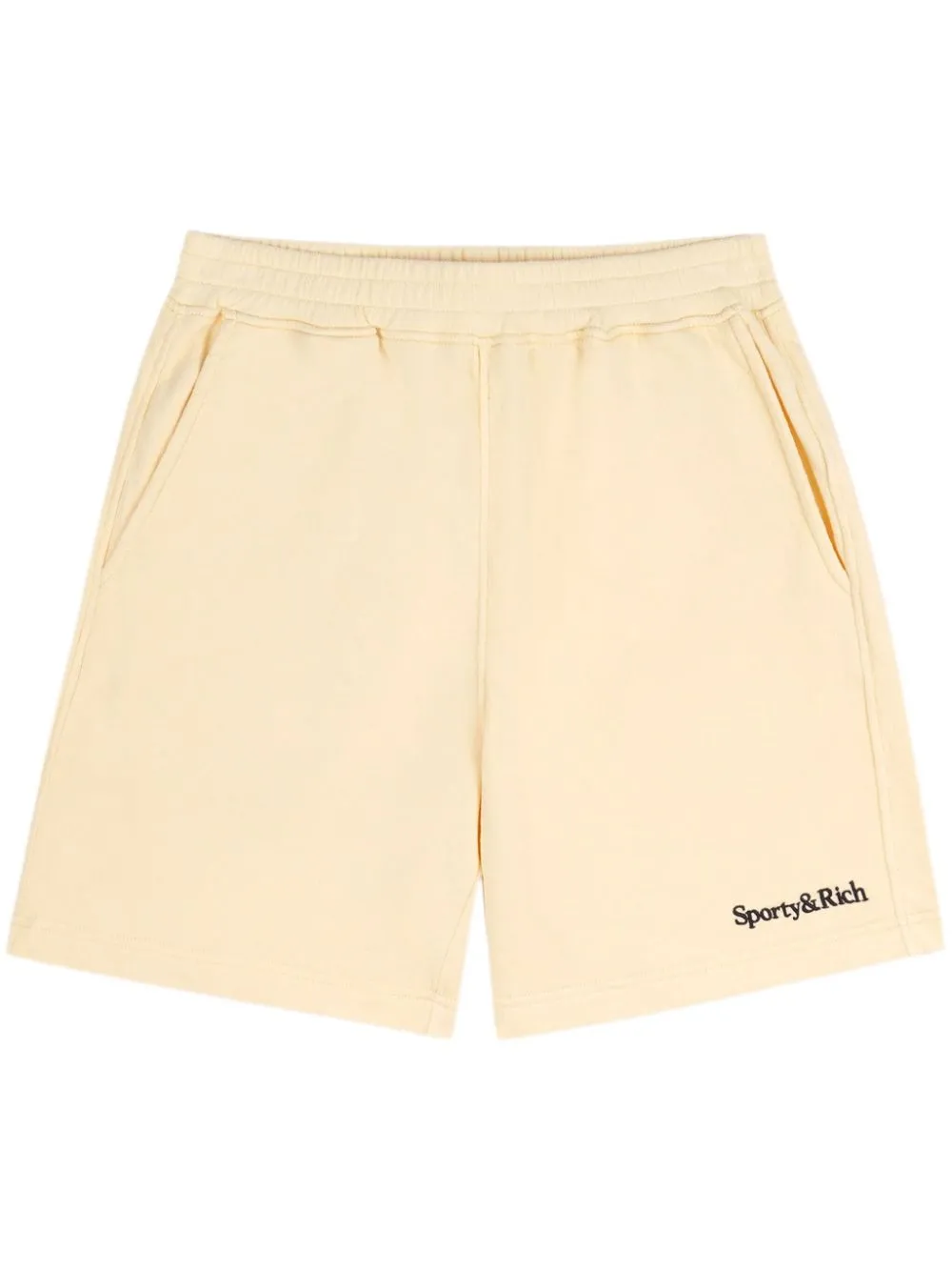 logo-embroidered gym shorts