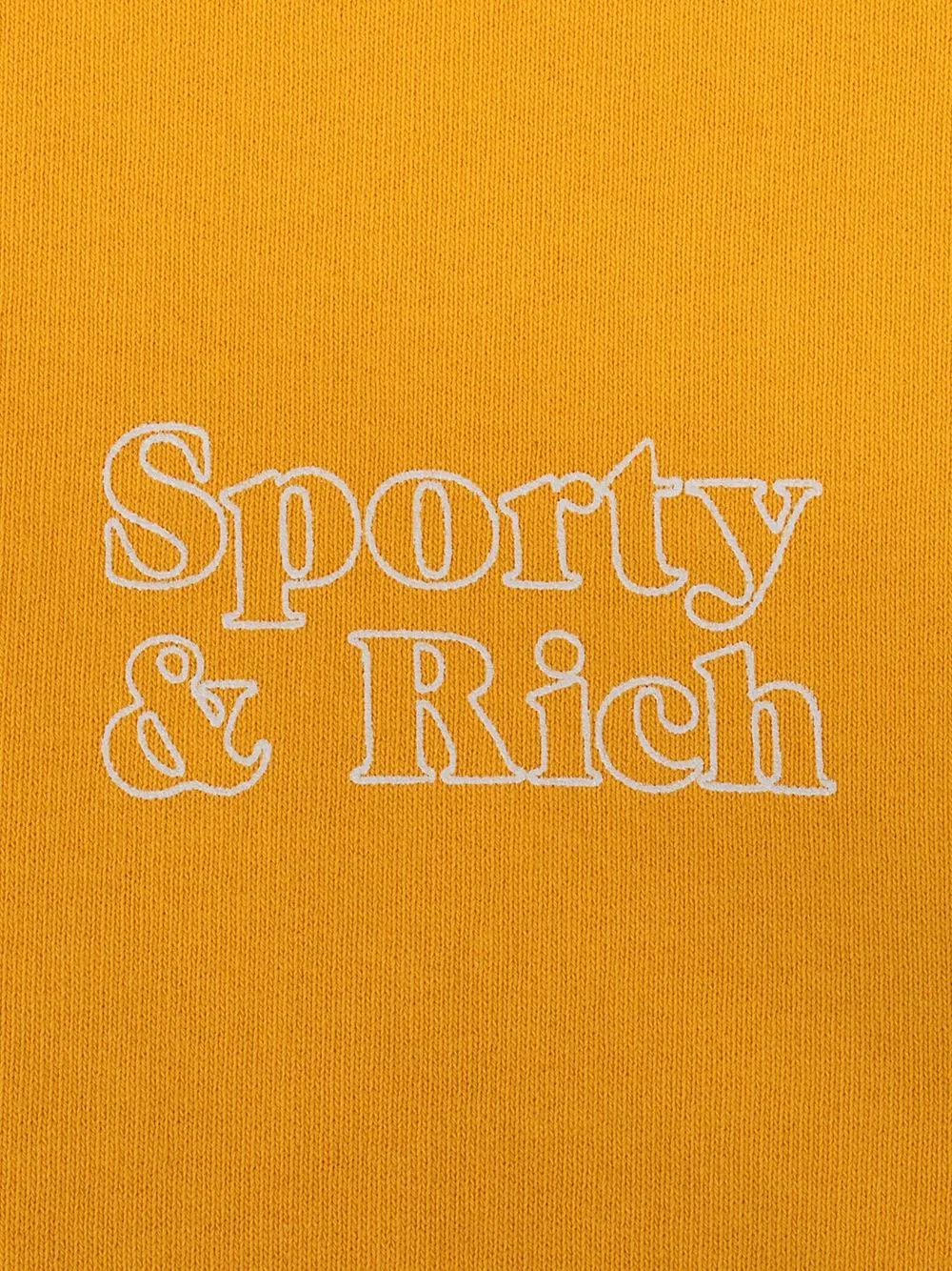 logo-print cotton hoodie