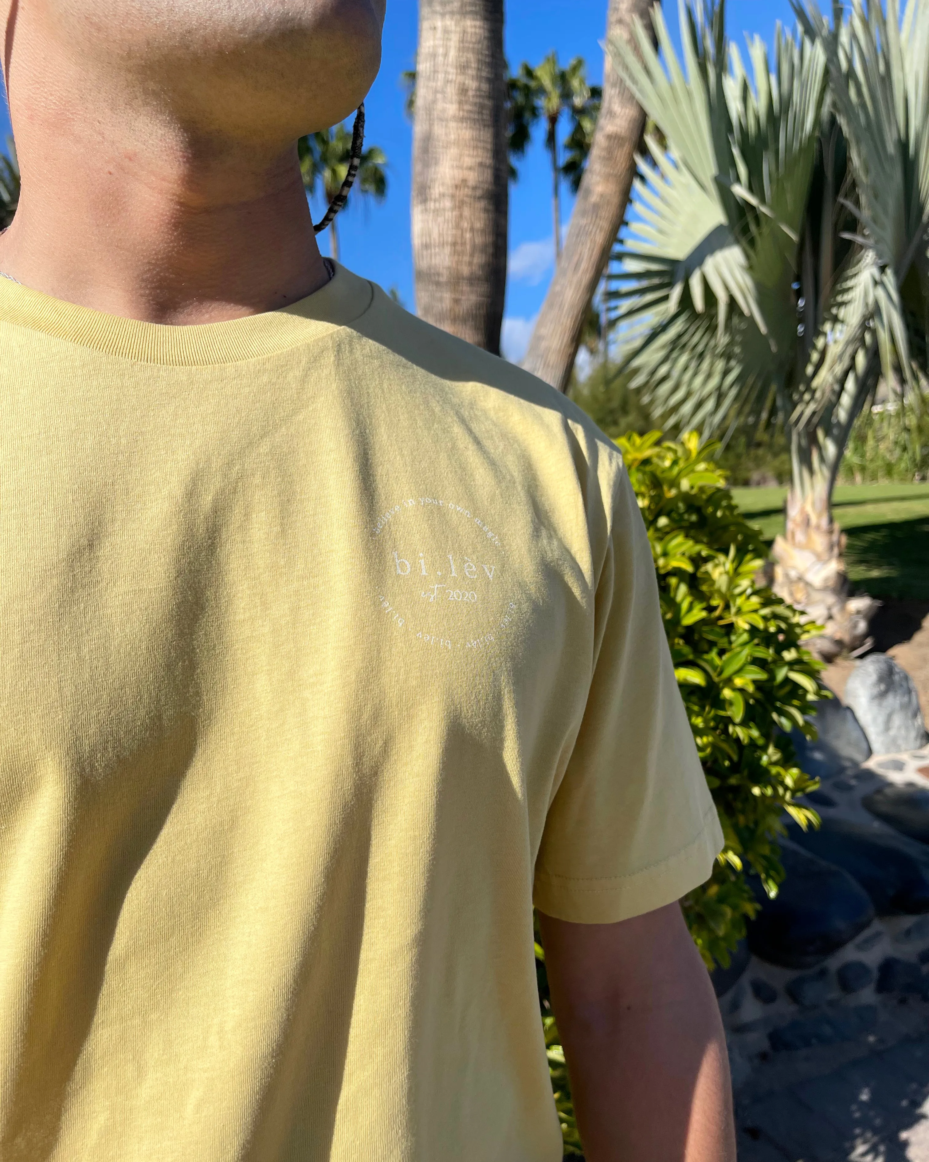 MUSTARD - Basic Organic Cotton T-shirt