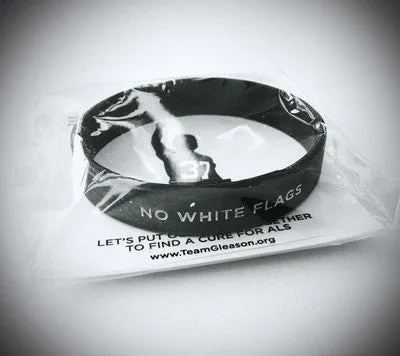 No White Flags Silicon Wristband