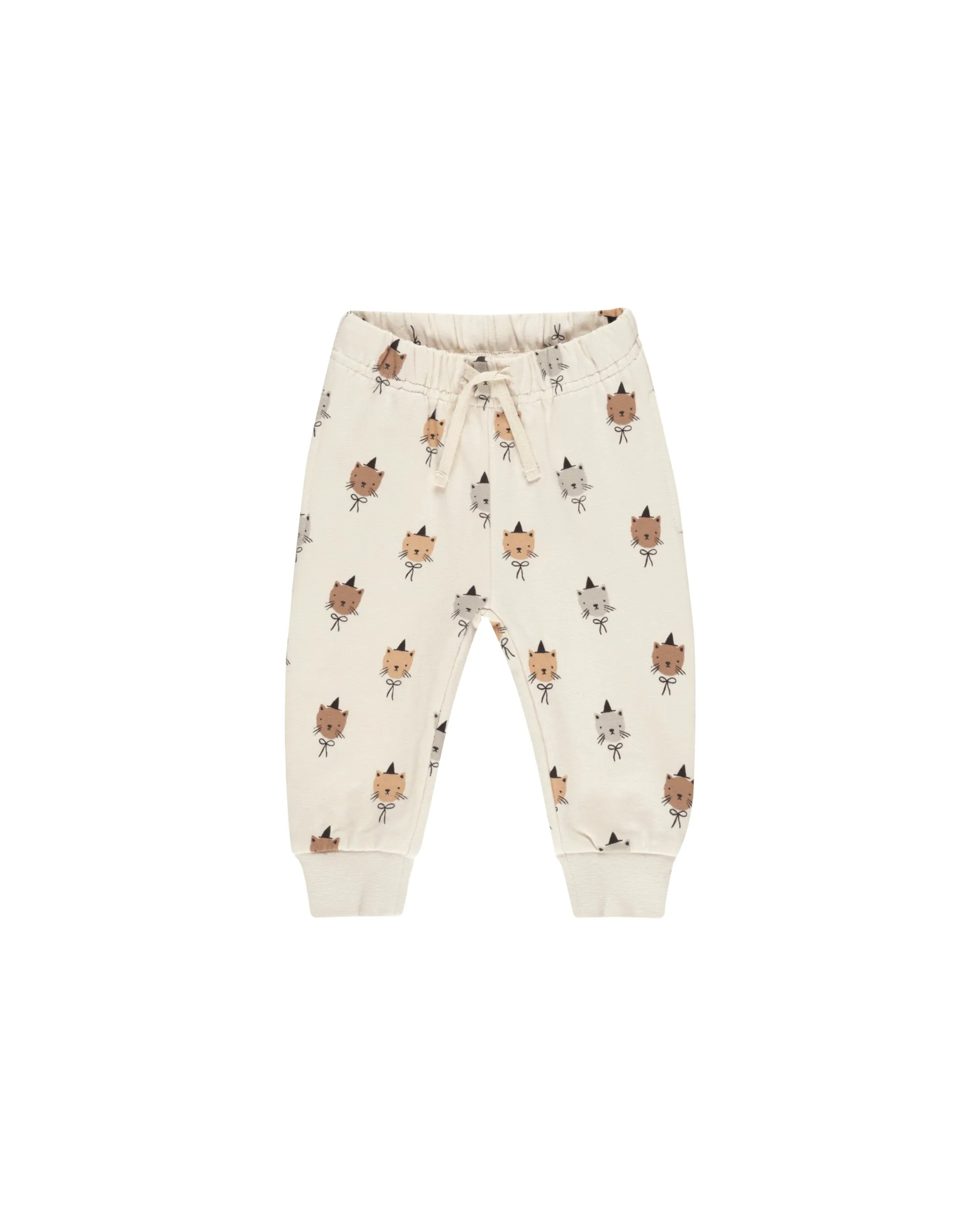 Quincy Mae Relaxed Fleece Sweatpant || Cats