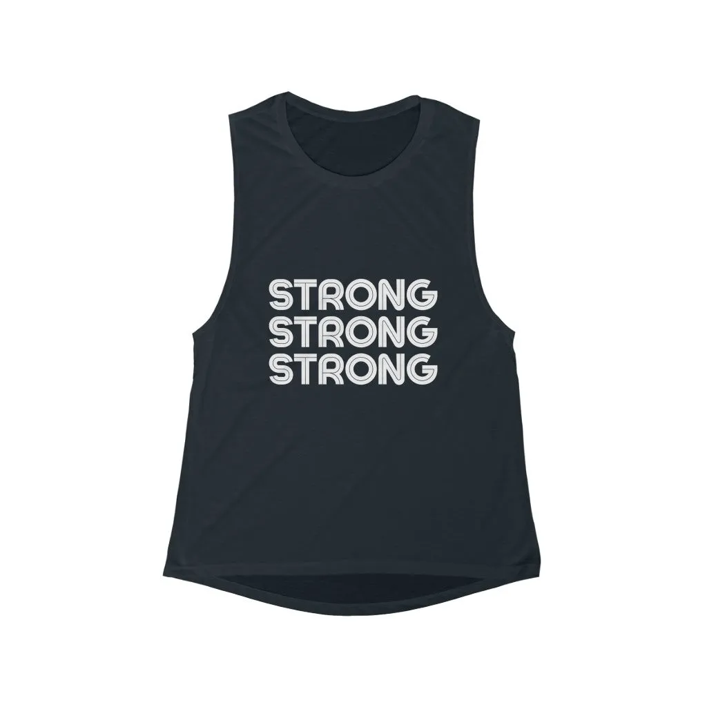 Strong Flowy Scoop Muscle Tank