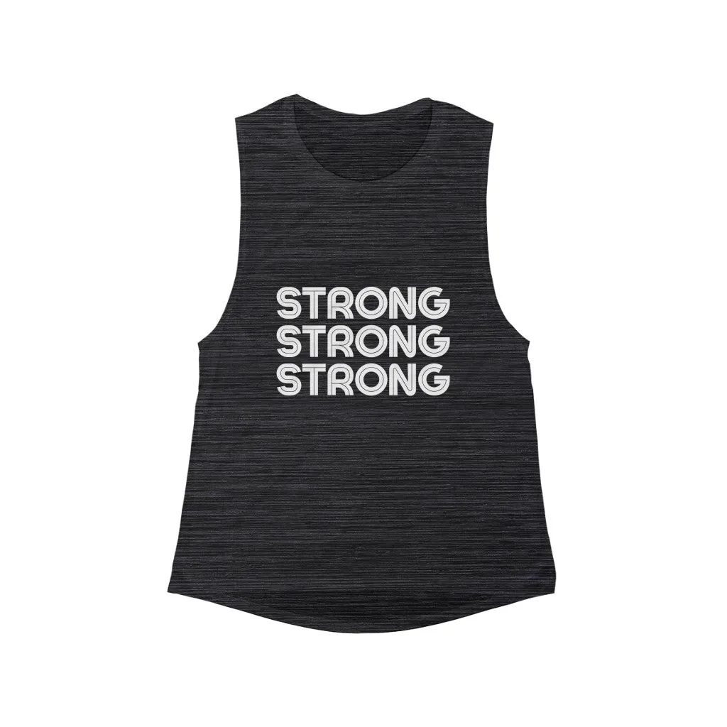 Strong Flowy Scoop Muscle Tank