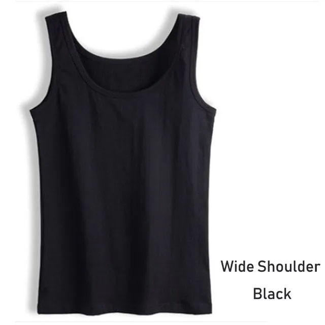 Summer Style Soft Cotton Women Tank Top Fitness Sexy Sleeveless Sport T Shirt Elegant Lady Bottoming Tees Streetwear White Tanks