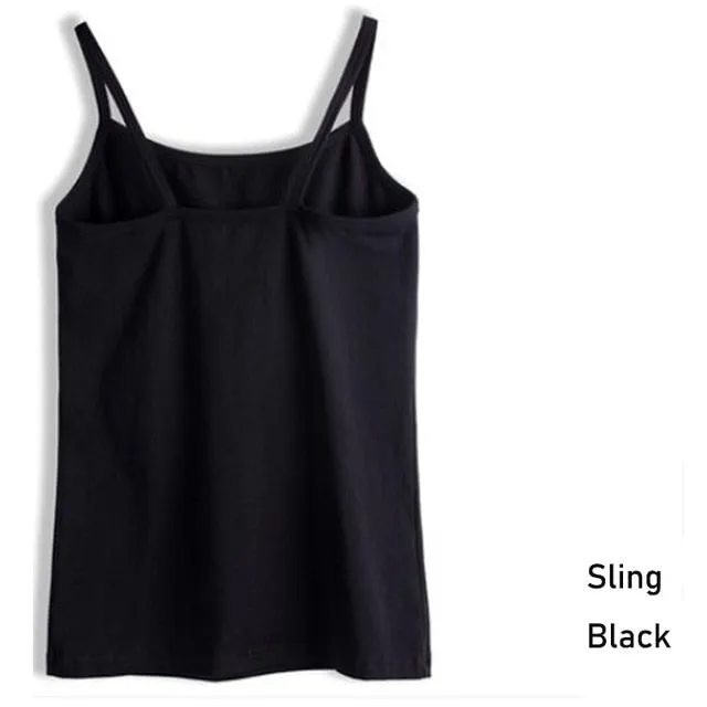 Summer Style Soft Cotton Women Tank Top Fitness Sexy Sleeveless Sport T Shirt Elegant Lady Bottoming Tees Streetwear White Tanks
