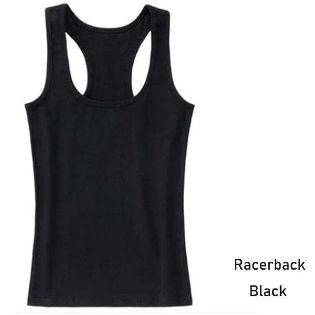 Summer Style Soft Cotton Women Tank Top Fitness Sexy Sleeveless Sport T Shirt Elegant Lady Bottoming Tees Streetwear White Tanks