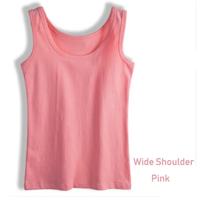 Summer Style Soft Cotton Women Tank Top Fitness Sexy Sleeveless Sport T Shirt Elegant Lady Bottoming Tees Streetwear White Tanks