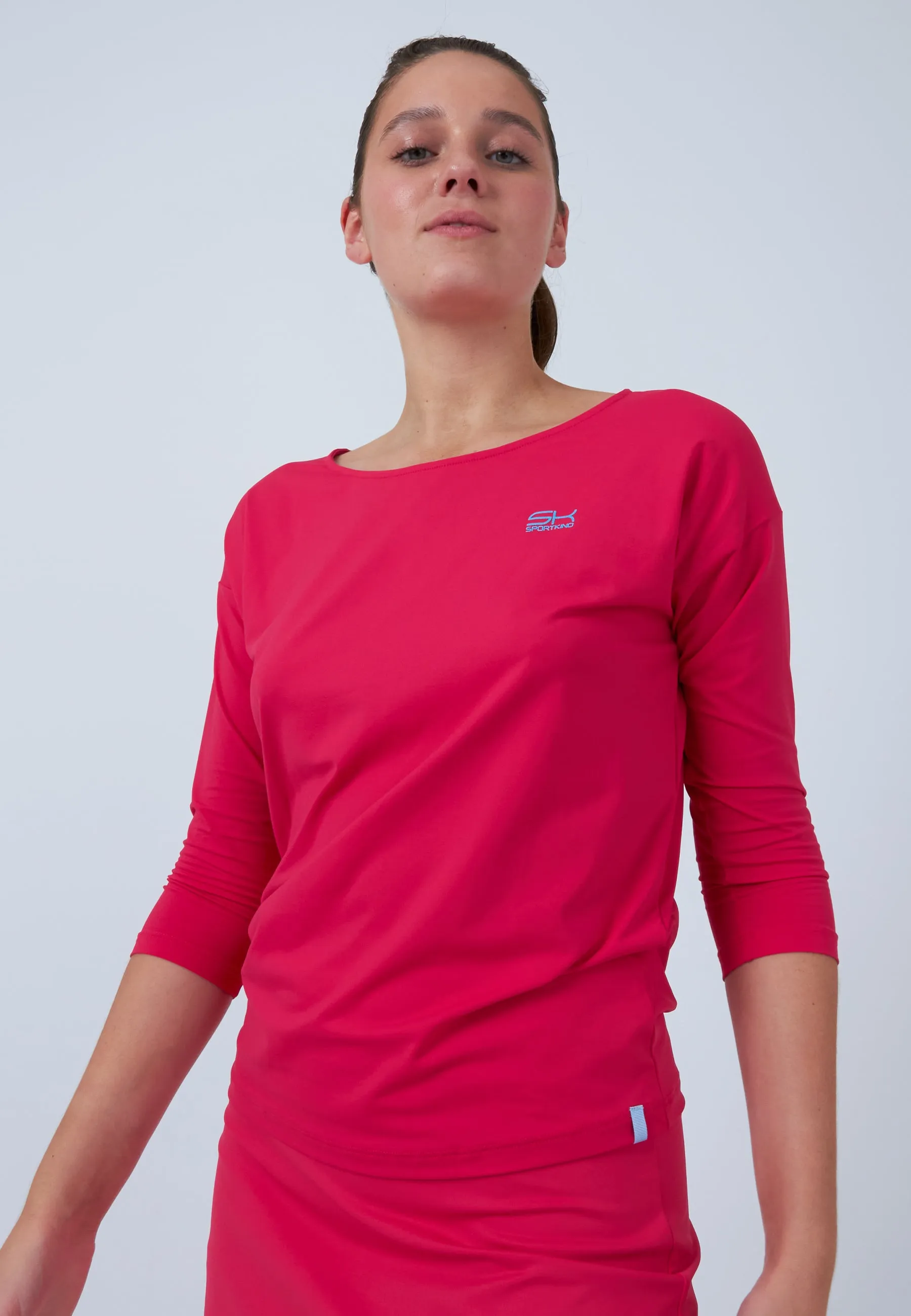 Tennis 3/4 Loose Fit Shirt, pink