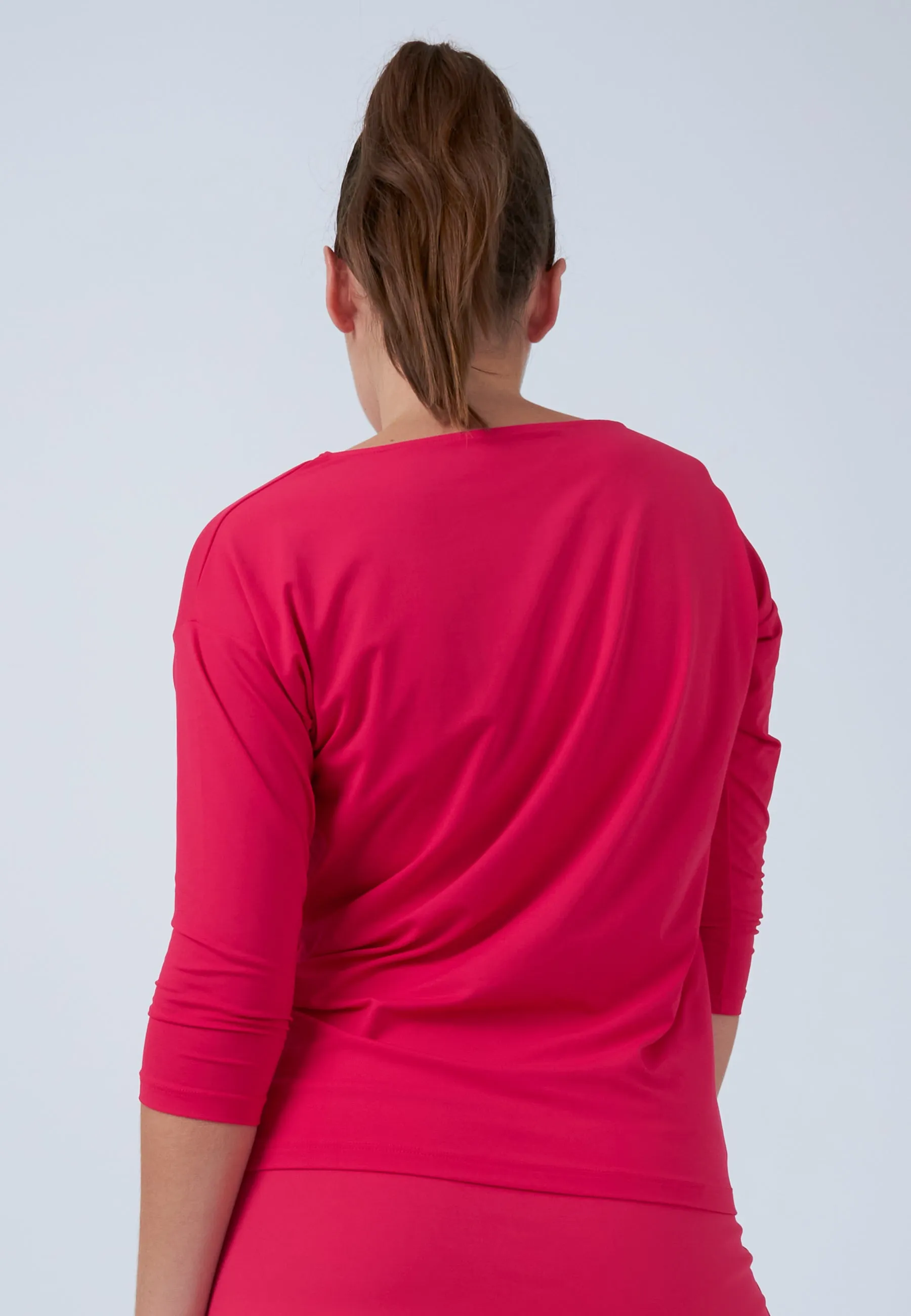 Tennis 3/4 Loose Fit Shirt, pink