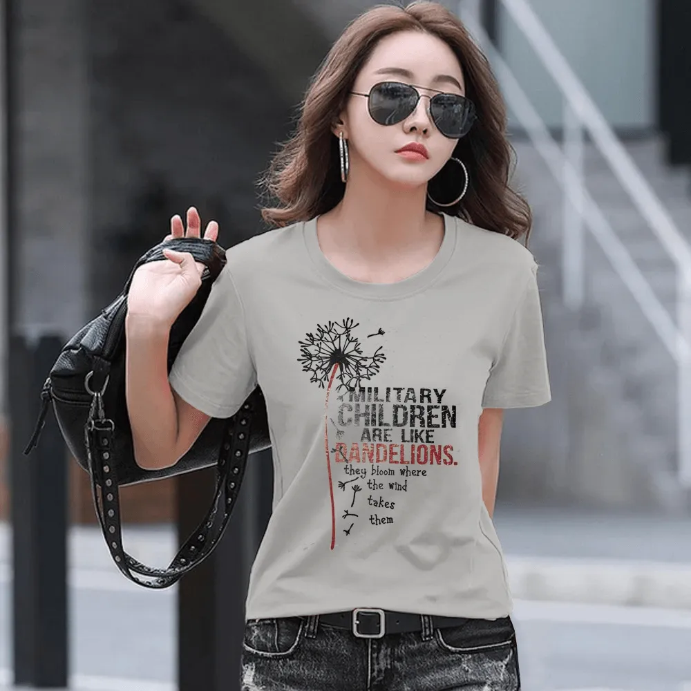 Women's Casual Crew Short Sleeve T-Shirts - Z1123
