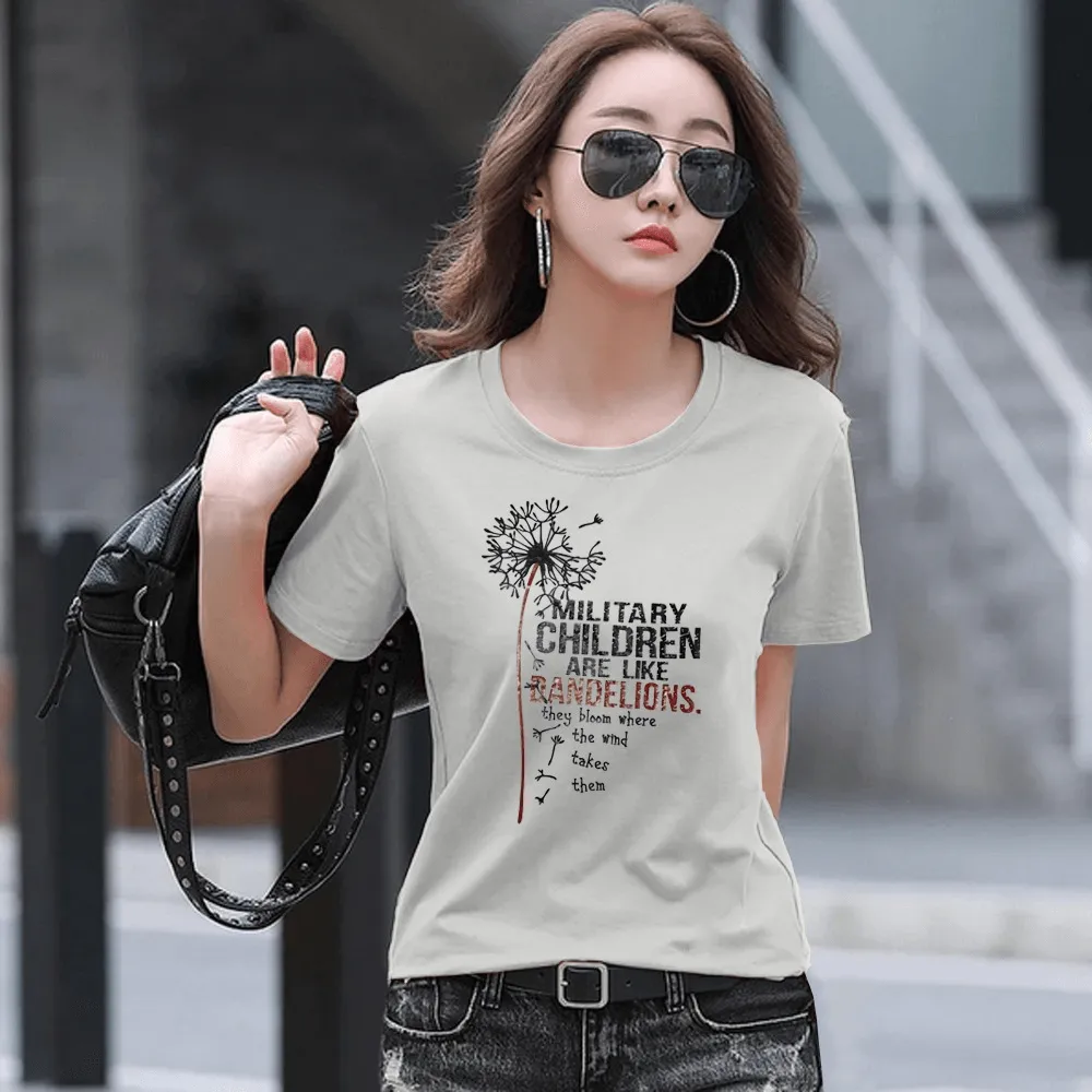 Women's Casual Crew Short Sleeve T-Shirts - Z1123