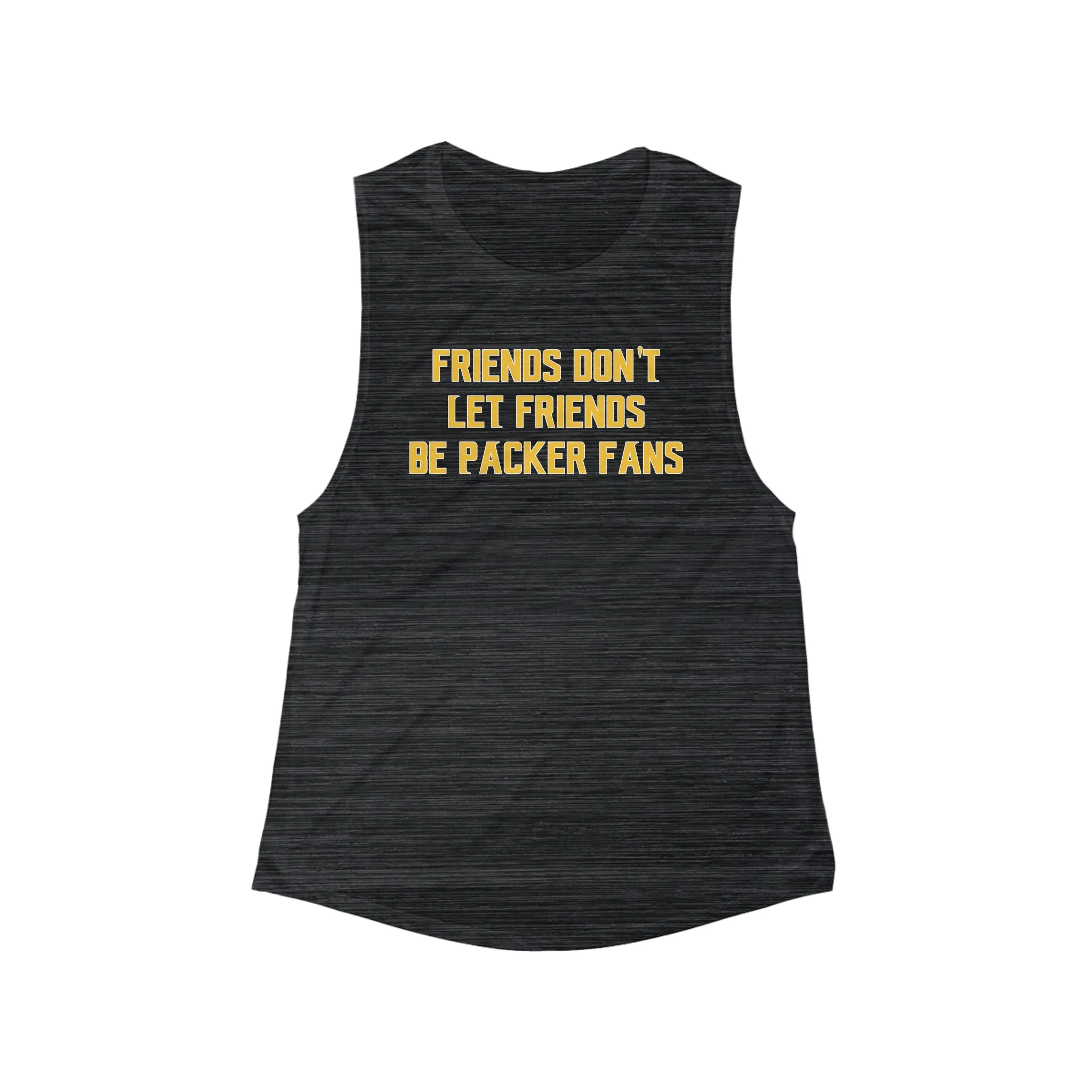 Women's Flowy Scoop Muscle Tank - Friends Don't Let Friends