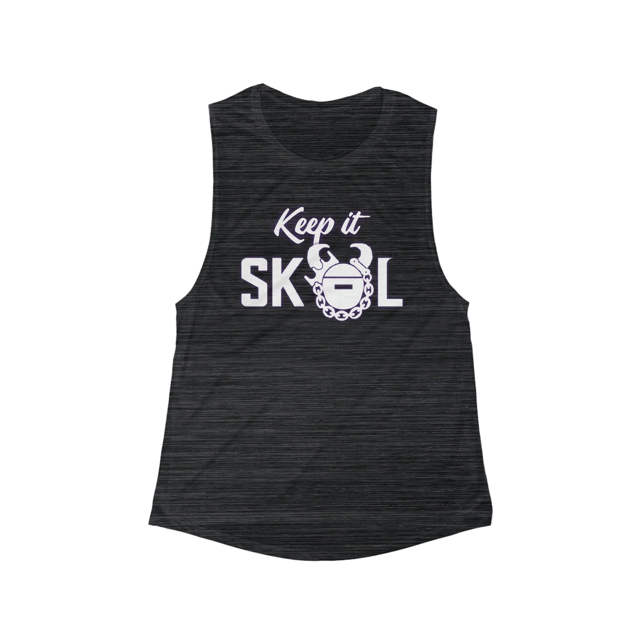 Women's Flowy Scoop Muscle Tank - Keep it Simple