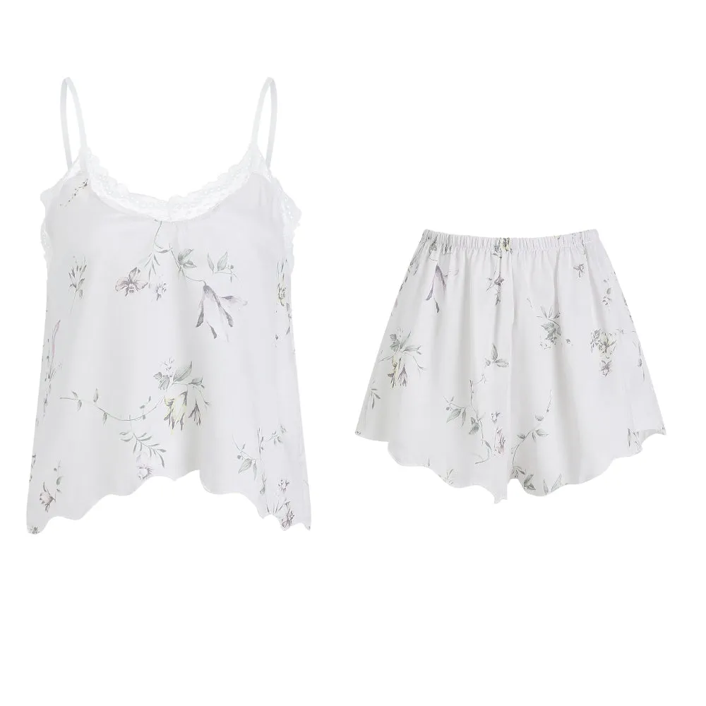 Womens Straps V Neck Satin Tanks Tops Fashion Camisole Shirts Summer Sleeveless Blouses Tops With Short